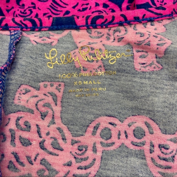 'Marlowe' Elephant Print Pima Cotton Minidress XS - Picture 6 of 7